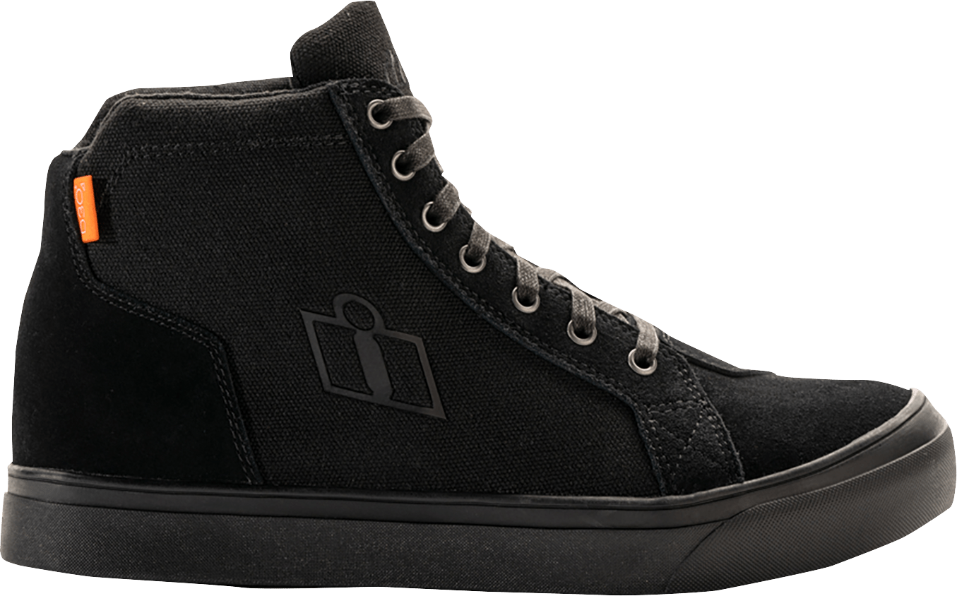 ICON Carga CE™ Boots - Durable Leather with D3O® Ankle Inserts and Slip - Kelly Motorsports