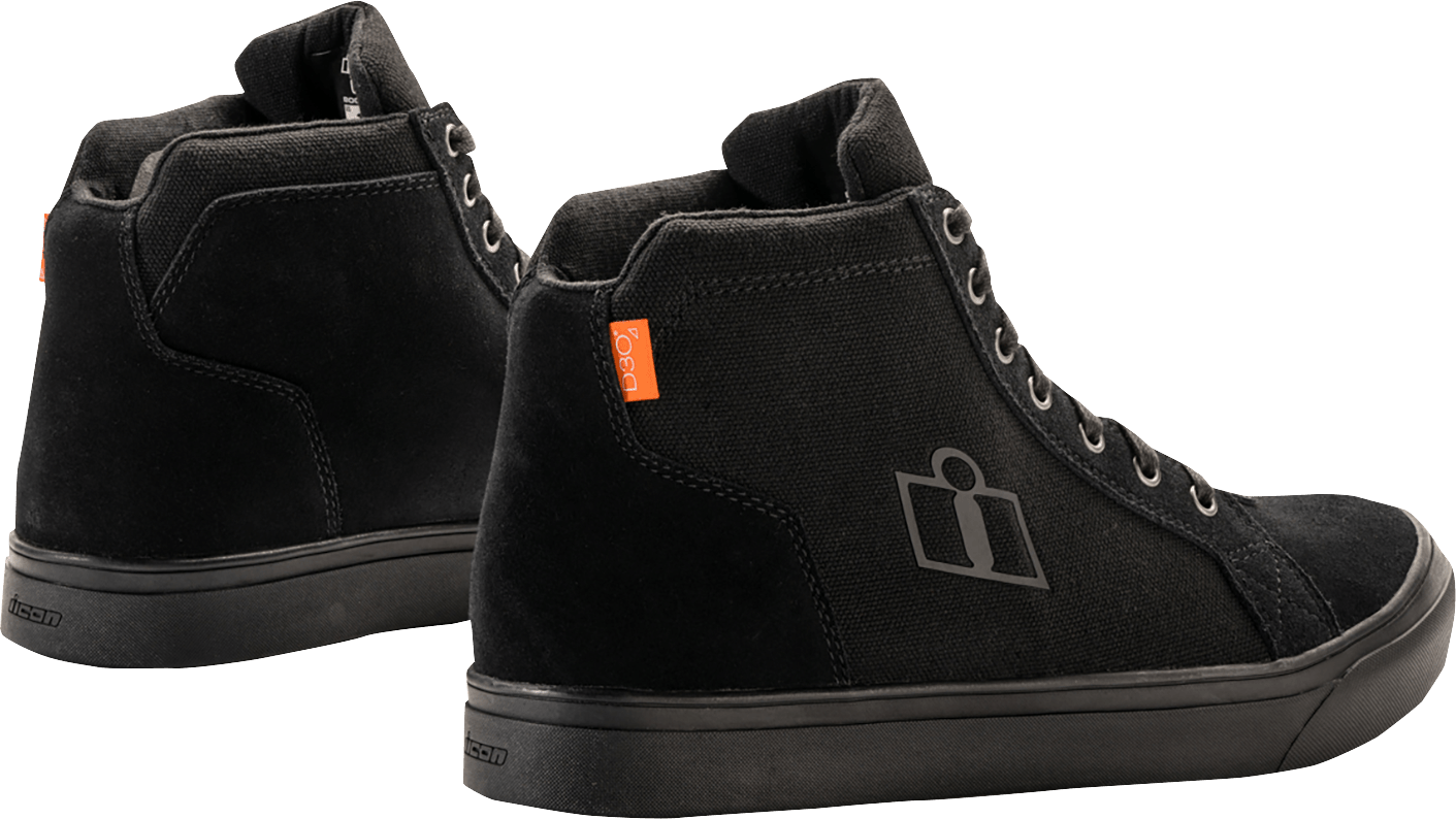 ICON Carga CE™ Boots - Durable Leather with D3O® Ankle Inserts and Slip - Kelly Motorsports