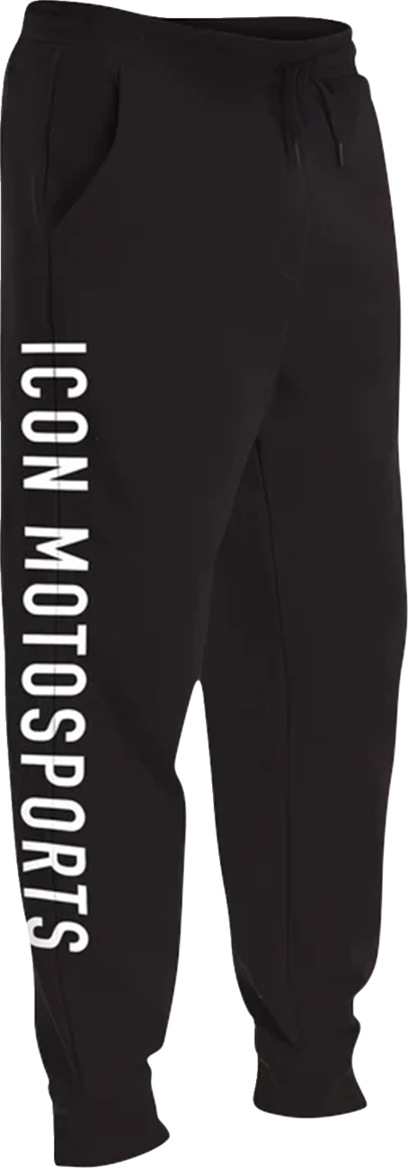 ICON Clasicon™ Jogger Pant in Black - 2XL by ICON, Part Number 3050 - 7469 - Kelly Motorsports