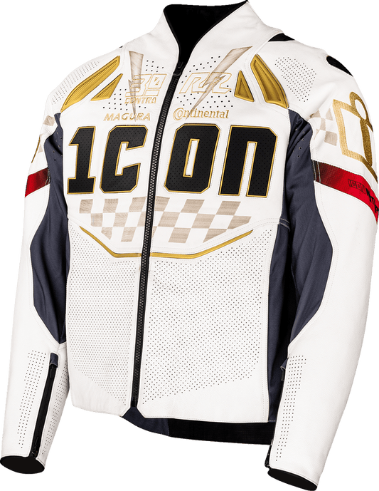 ICON Contra3 Rizz Rizz Men's Jacket w/Impact Protection - Kelly Motorsports