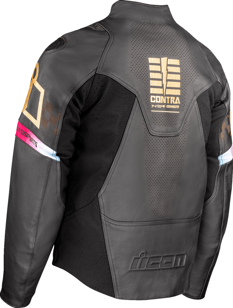 ICON Contra3 Rizz Rizz Men's Jacket w/Impact Protection - Kelly Motorsports
