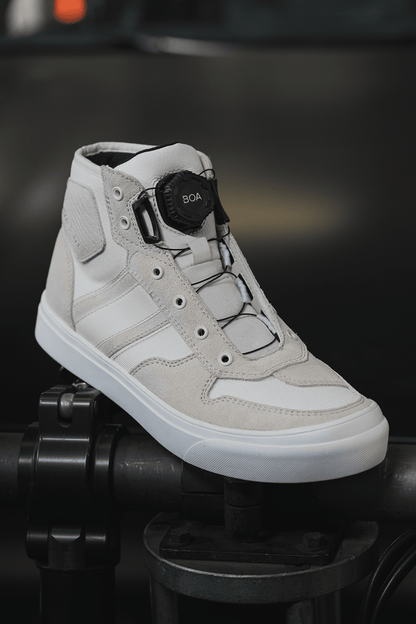 ICON Dog Days Boots - Genuine Leather w/D3O® Ankle Inserts & BOA - Kelly Motorsports