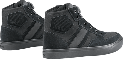 ICON Dog Days Boots - Genuine Leather w/D3O® Ankle Inserts & BOA - Kelly Motorsports