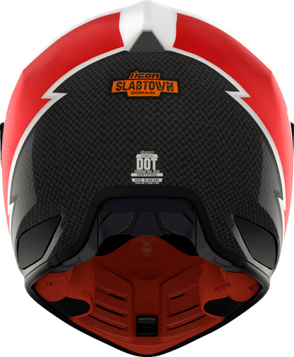 ICON Domain™ Helmet Slabtown w/Fog-Free Shield White - Kelly Motorsports