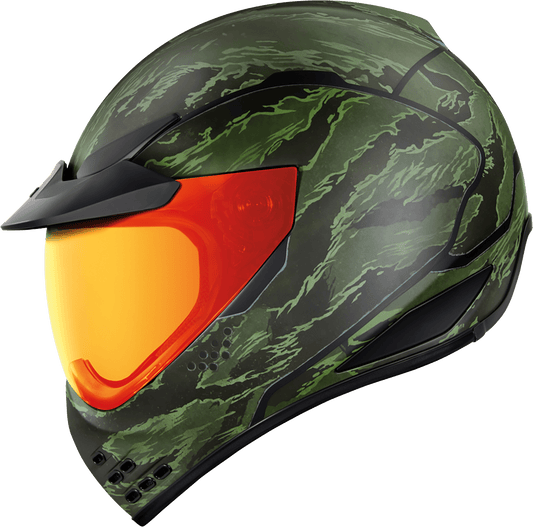ICON Domain™ Helmet Tigers Blood Green - Kelly Motorsports