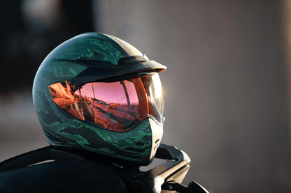 ICON Domain™ Helmet Tigers Blood Green - Kelly Motorsports