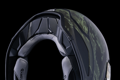 ICON Domain™ Helmet Tigers Blood Green - Kelly Motorsports