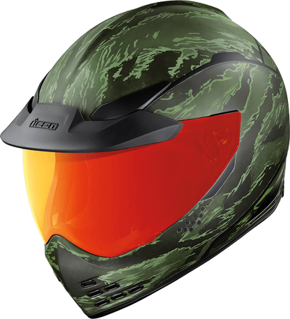 ICON Domain™ Helmet Tigers Blood Green - Kelly Motorsports