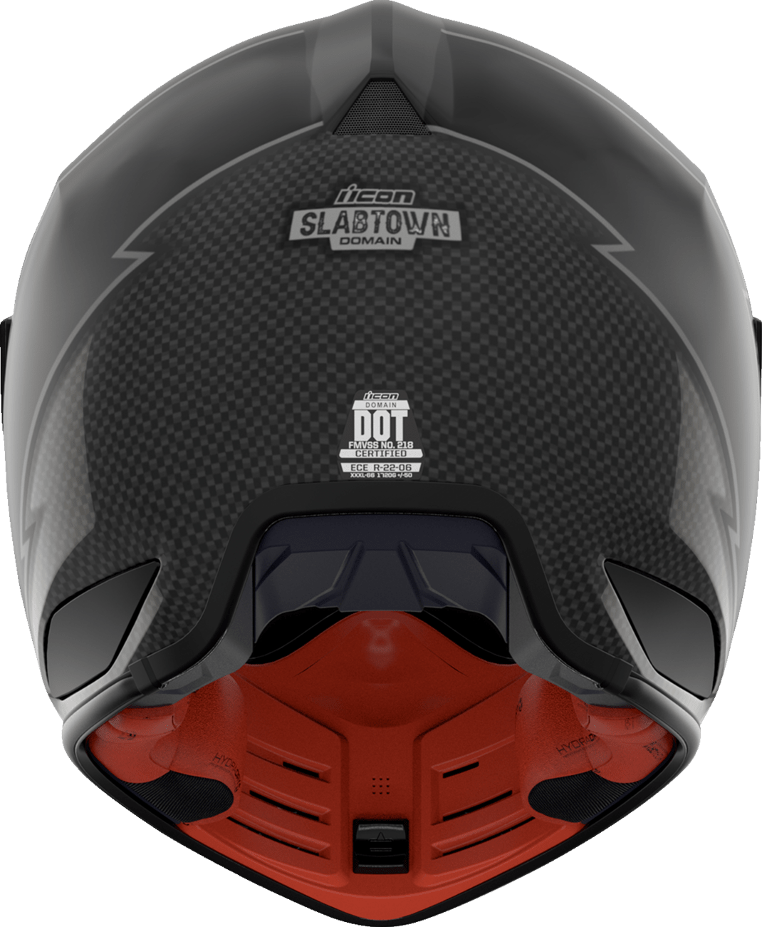 ICON Domain™ Slabtown Black Helmet w/Fog-Free Shield - Kelly Motorsports