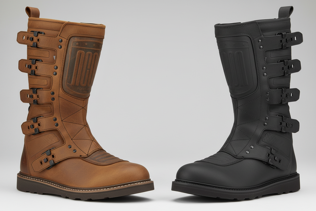 ICON Elsinore 2™ CE Leather Riding Boots w/Impact Protection