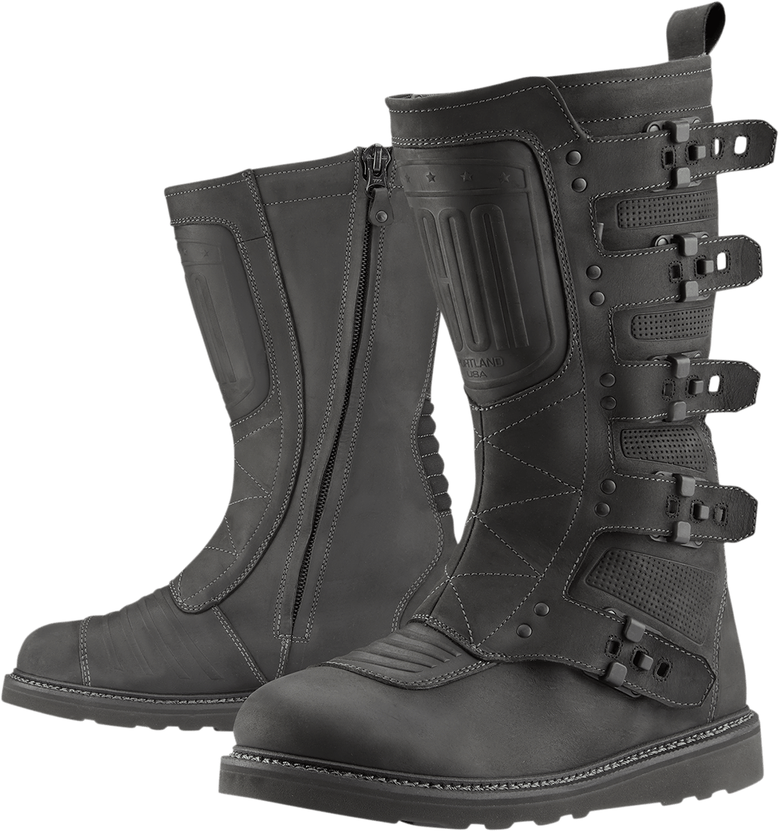 ICON Elsinore 2™ CE Leather Riding Boots w/Impact Protection - Kelly Motorsports