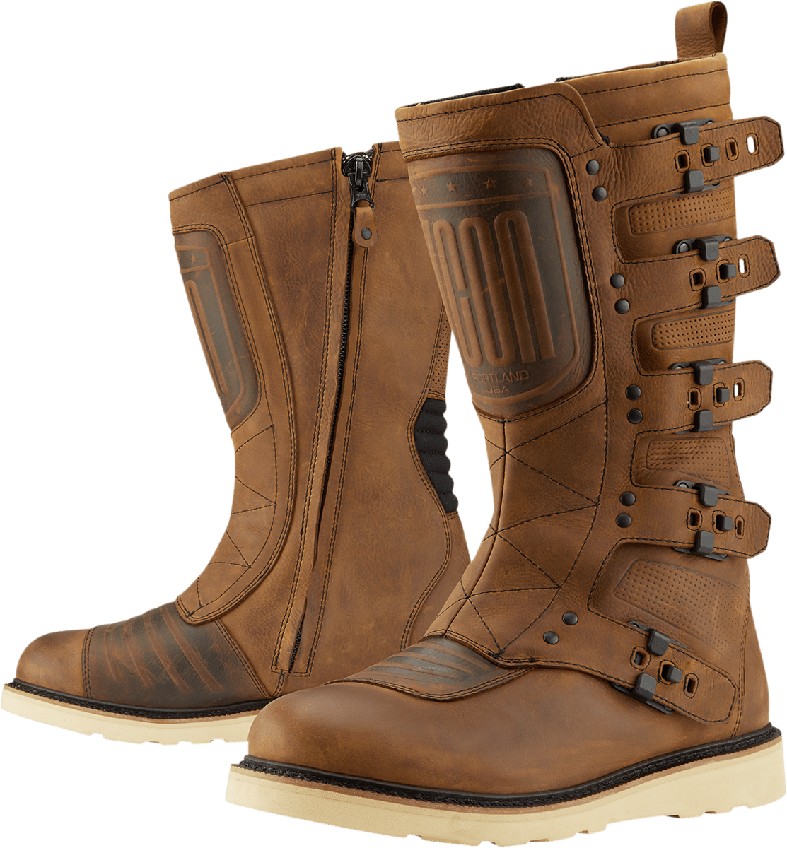 ICON Elsinore 2™ CE Leather Riding Boots w/Impact Protection - Kelly Motorsports