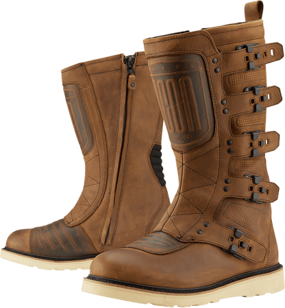 ICON Elsinore 2™ CE Leather Riding Boots w/Impact Protection - Kelly Motorsports