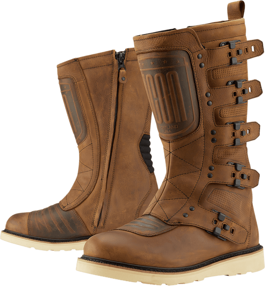 ICON Elsinore 2™ CE Leather Riding Boots w/Impact Protection - Kelly Motorsports