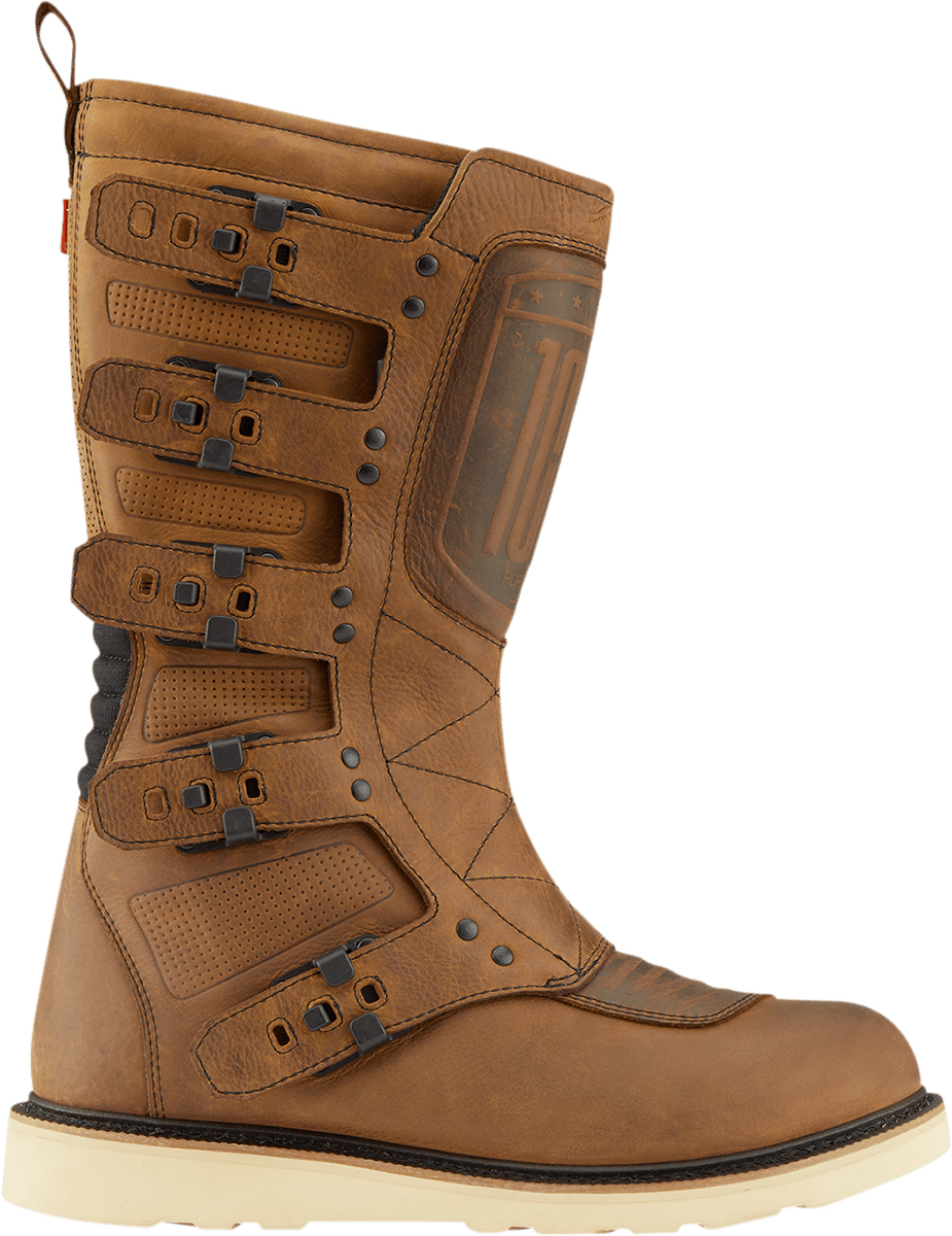 ICON Elsinore 2™ CE Leather Riding Boots w/Impact Protection - Kelly Motorsports