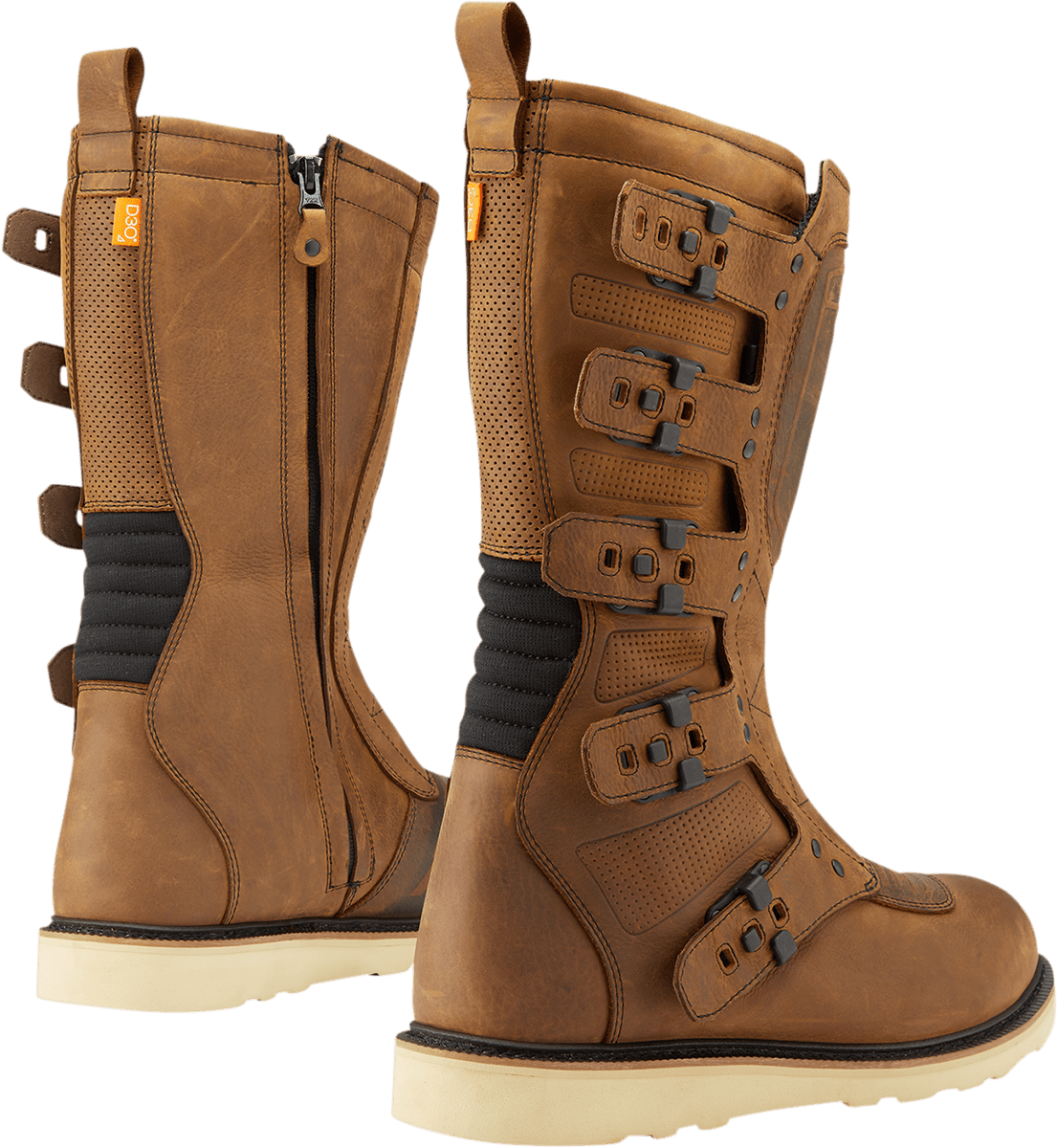 ICON Elsinore 2™ CE Leather Riding Boots w/Impact Protection - Kelly Motorsports
