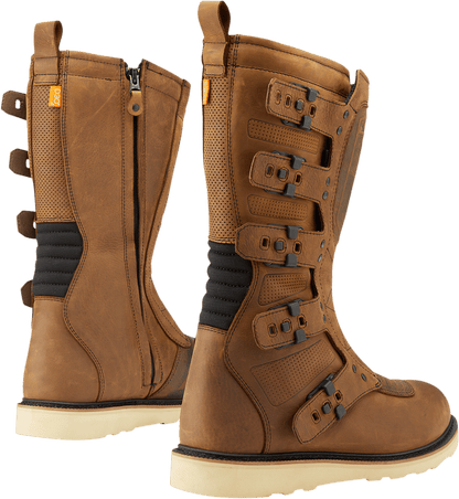 ICON Elsinore 2™ CE Leather Riding Boots w/Impact Protection - Kelly Motorsports