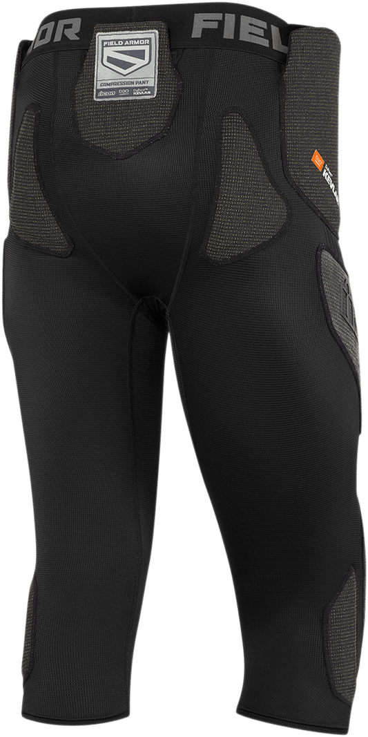 ICON Field Armor™ Compression Pants - Black 2XL (Part 2940-0343) - Kelly Motorsports