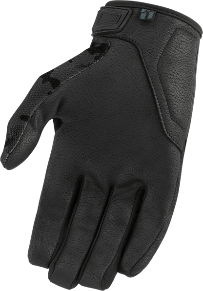 ICON Hooligan™ CE Gloves - Dark Camo, Size XL, Part No. 3301-4399 - Kelly Motorsports