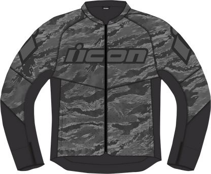 ICON Hooligan CE Tigersblood™ Motorcycle Jacket Gray - Kelly Motorsports