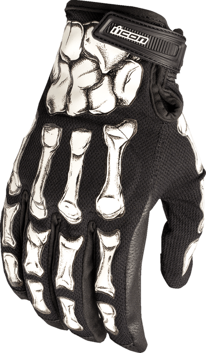 ICON Hooligan Crestfallen™ Gloves - Synthetic Leather and Mesh Construction - Kelly Motorsports