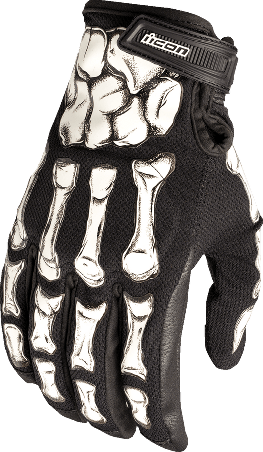 ICON Hooligan Crestfallen™ Gloves - Synthetic Leather and Mesh Construction - Kelly Motorsports