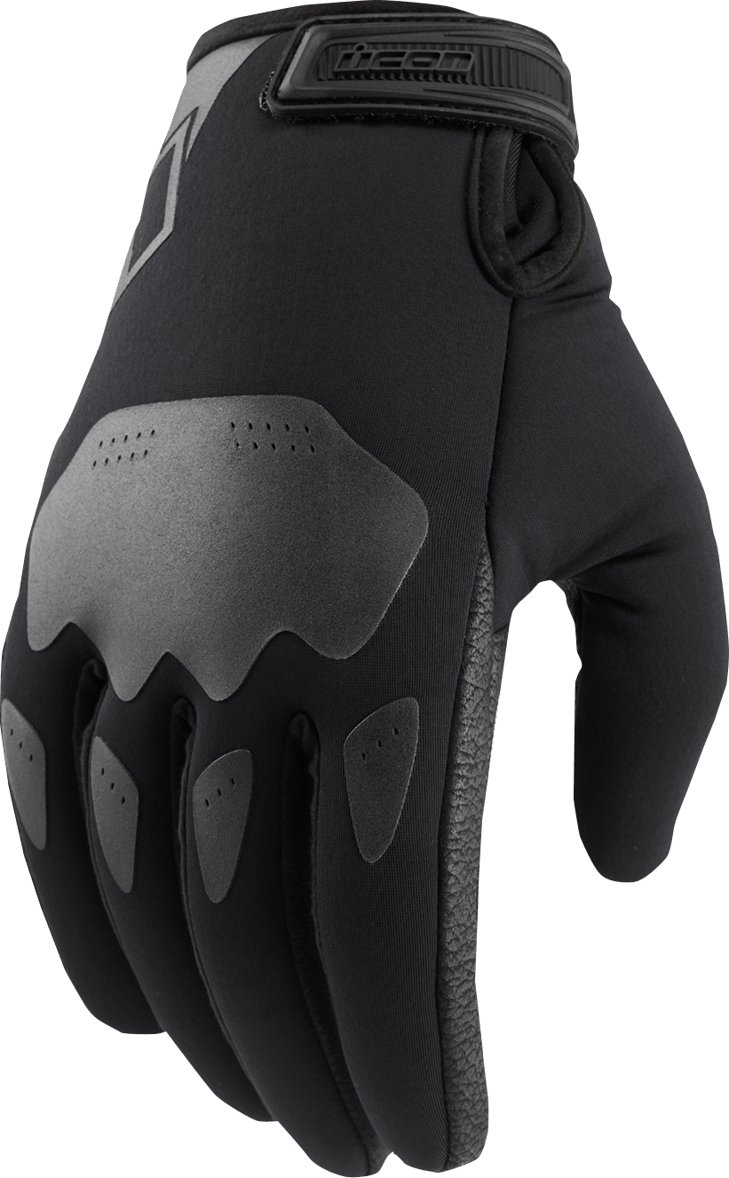 ICON Hooligan™ Insulated Gloves Black - Kelly Motorsports