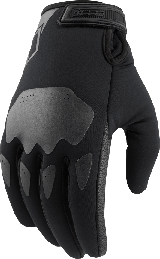 ICON Hooligan™ Insulated Gloves Black - Kelly Motorsports