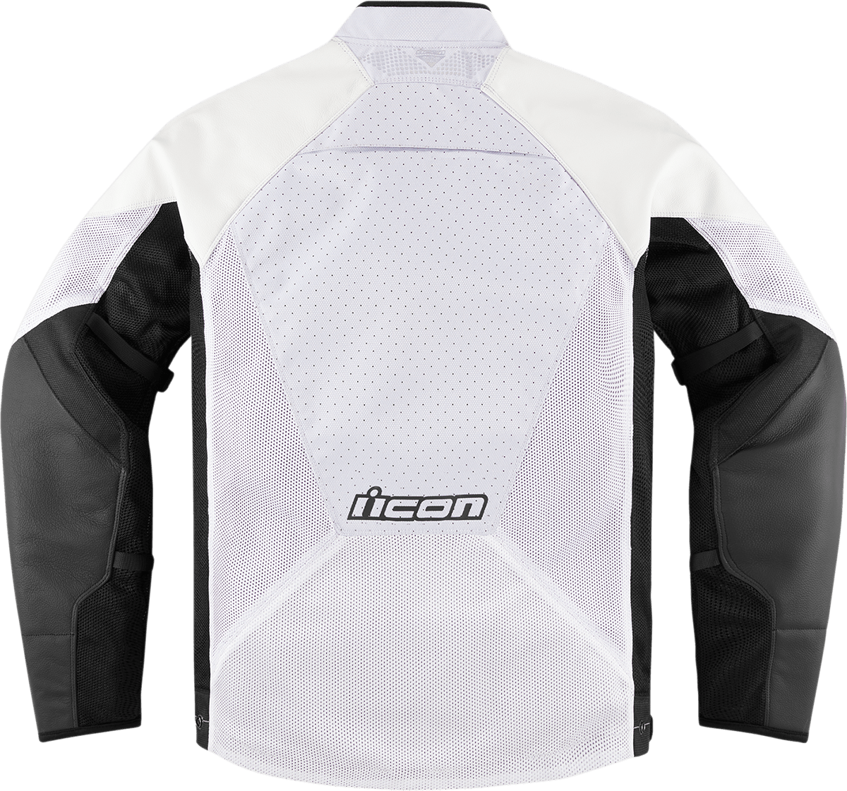 ICON Hooligan™ Jacket with D3O® Impact Protectors and Mesh Ventilation White - Kelly Motorsports