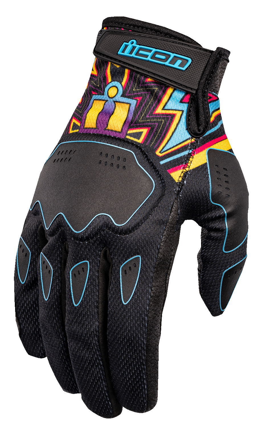 ICON Hooligan™ Lucky Lid Gloves Black - Kelly Motorsports