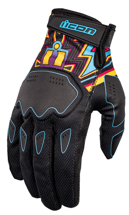 ICON Hooligan™ Lucky Lid Gloves Black - Kelly Motorsports