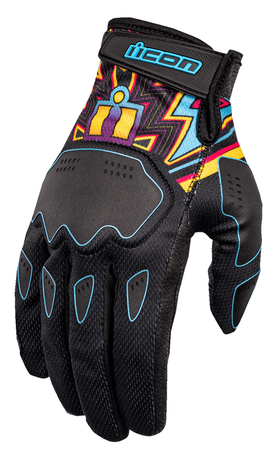 ICON Hooligan™ Lucky Lid Gloves Black - Kelly Motorsports