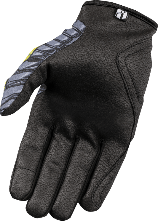 ICON Hooligan Outbreak™ Gloves Green - Kelly Motorsports
