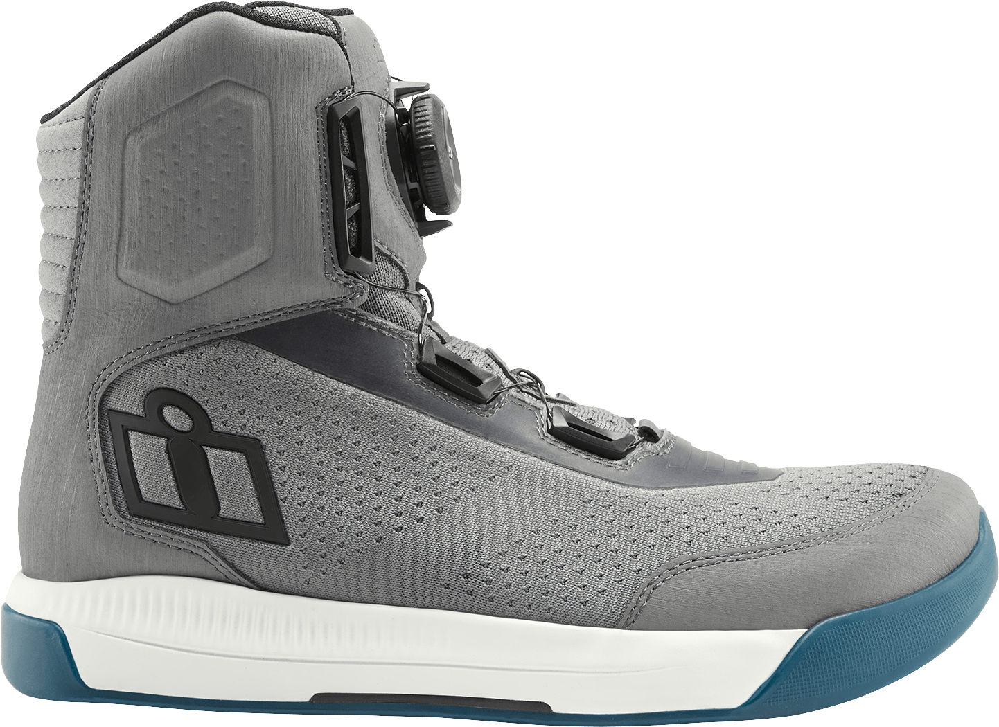 ICON Overlord™ Vented Boots TechTuff® Overlays BOA® Fit System D3O® Ankle - Kelly Motorsports