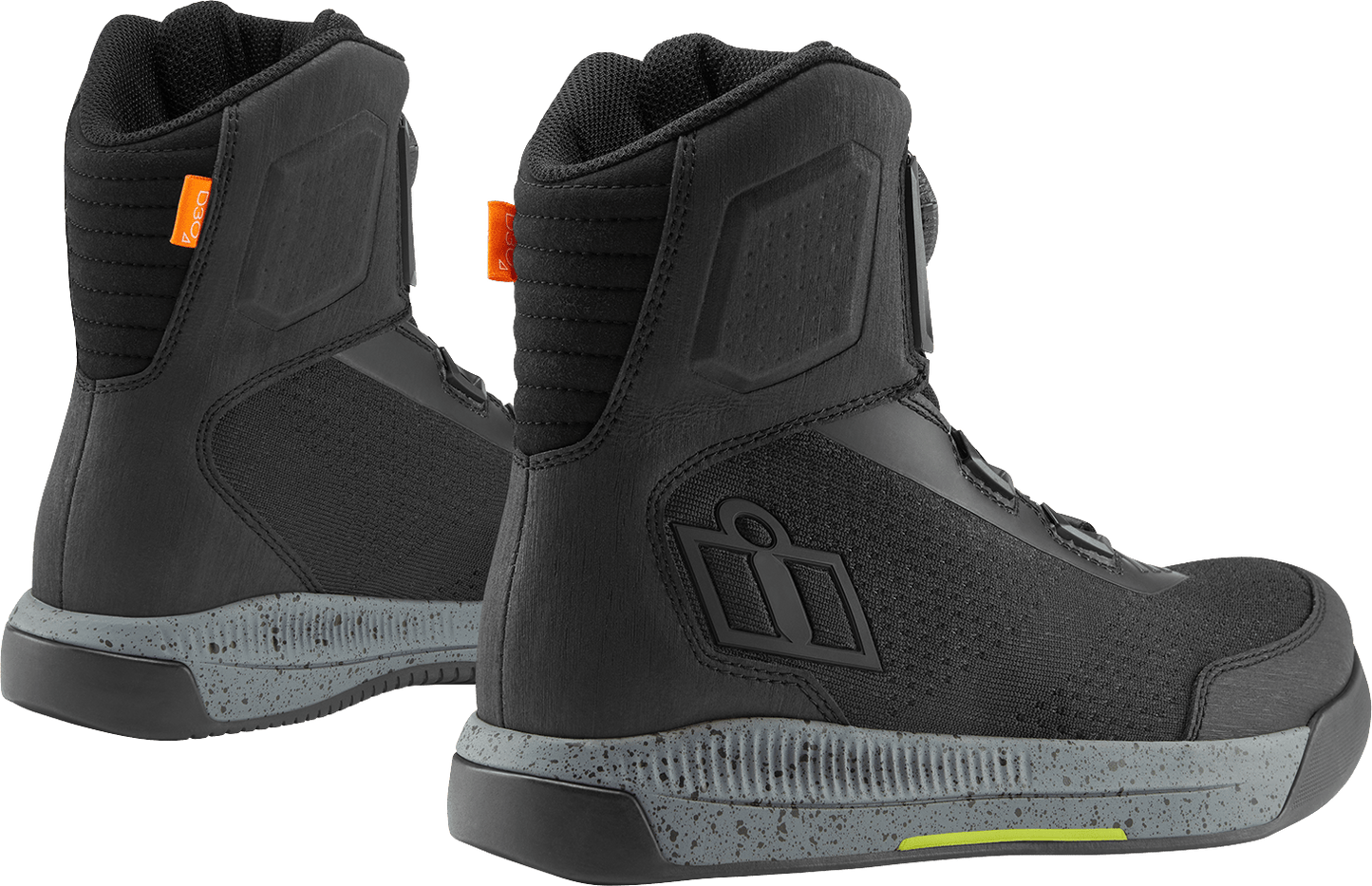 ICON Overlord™ Vented Boots TechTuff® Overlays BOA® Fit System D3O® Ankle - Kelly Motorsports