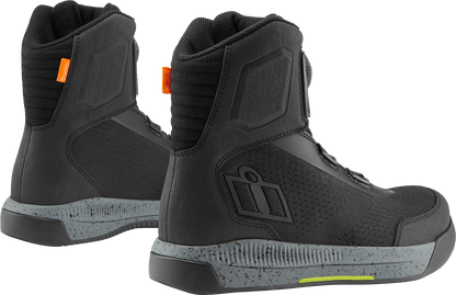ICON Overlord™ Vented Boots TechTuff® Overlays BOA® Fit System D3O® Ankle - Kelly Motorsports