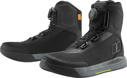 ICON Overlord™ Vented Boots TechTuff® Overlays BOA® Fit System D3O® Ankle - Kelly Motorsports