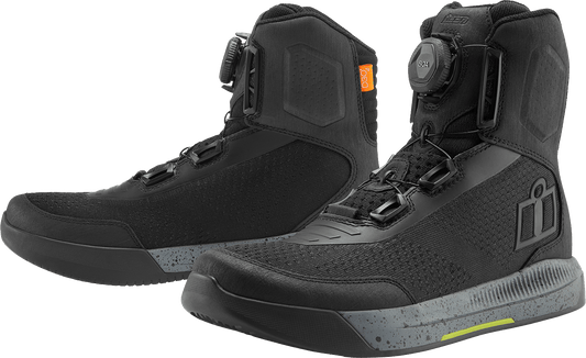 ICON Overlord™ Vented Boots TechTuff® Overlays BOA® Fit System D3O® Ankle - Kelly Motorsports