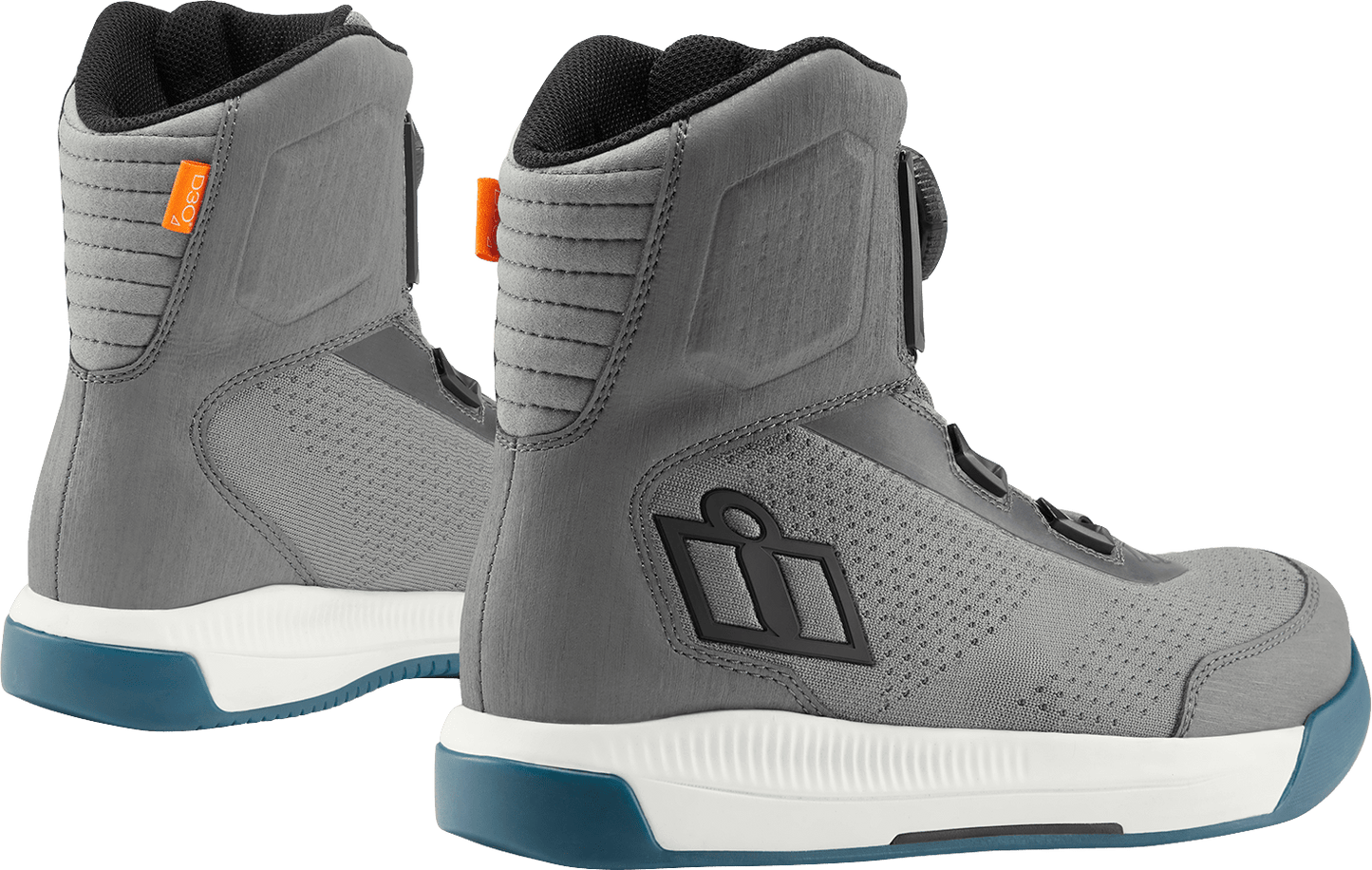 ICON Overlord™ Vented Boots TechTuff® Overlays BOA® Fit System D3O® Ankle - Kelly Motorsports