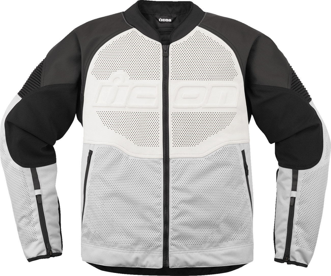 ICON Overlord3™ Leather Motorcycle Jacket with D3O Impact Protectors - Kelly Motorsports