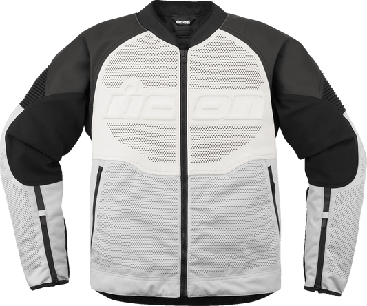 ICON Overlord3™ Leather Motorcycle Jacket with D3O Impact Protectors - Kelly Motorsports