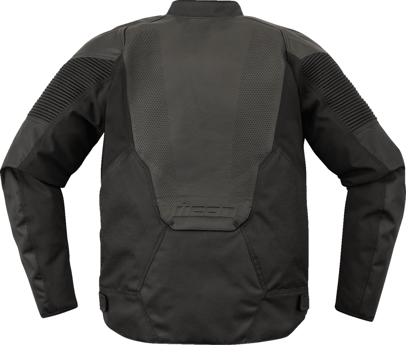 ICON Overlord3™ Leather Motorcycle Jacket with D3O Impact Protectors - Kelly Motorsports
