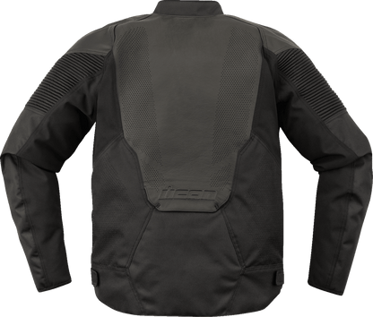 ICON Overlord3™ Leather Motorcycle Jacket with D3O Impact Protectors - Kelly Motorsports