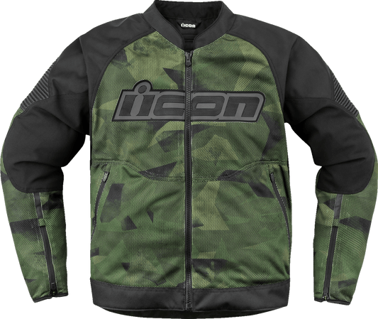 ICON Overlord3 Mesh™ Motorcycle Jacket w/D3O Impact Protectors - Kelly Motorsports