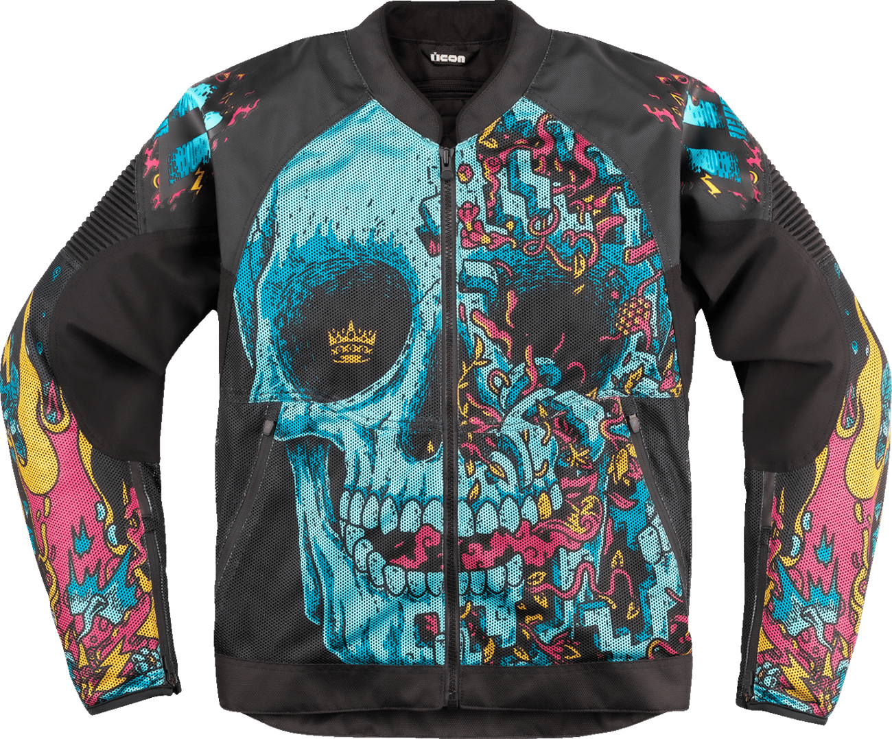 ICON Overlord3 Mesh Munchies™ Jacket Sport Fit w/Impact Protection - Kelly Motorsports
