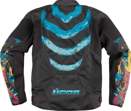 ICON Overlord3 Mesh Munchies™ Jacket Sport Fit w/Impact Protection - Kelly Motorsports