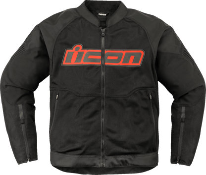 ICON Overlord3 Mesh Slayer Jacket Black/Gray/Red - Kelly Motorsports