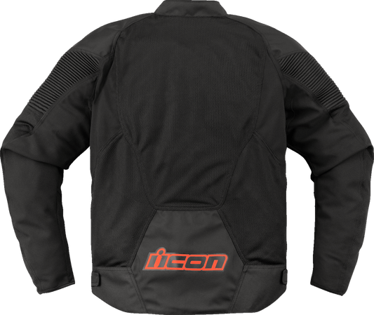 ICON Overlord3 Mesh Slayer Jacket Black/Gray/Red - Kelly Motorsports
