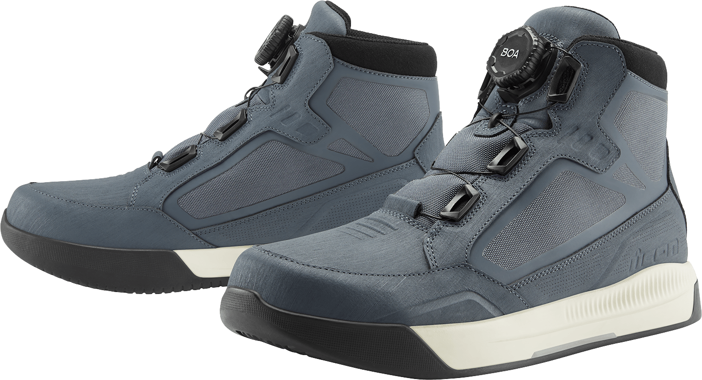 ICON Patrol 3™ Waterproof Boots with BOA® Fit System and Reinforced Shifter Overlay - Kelly Motorsports