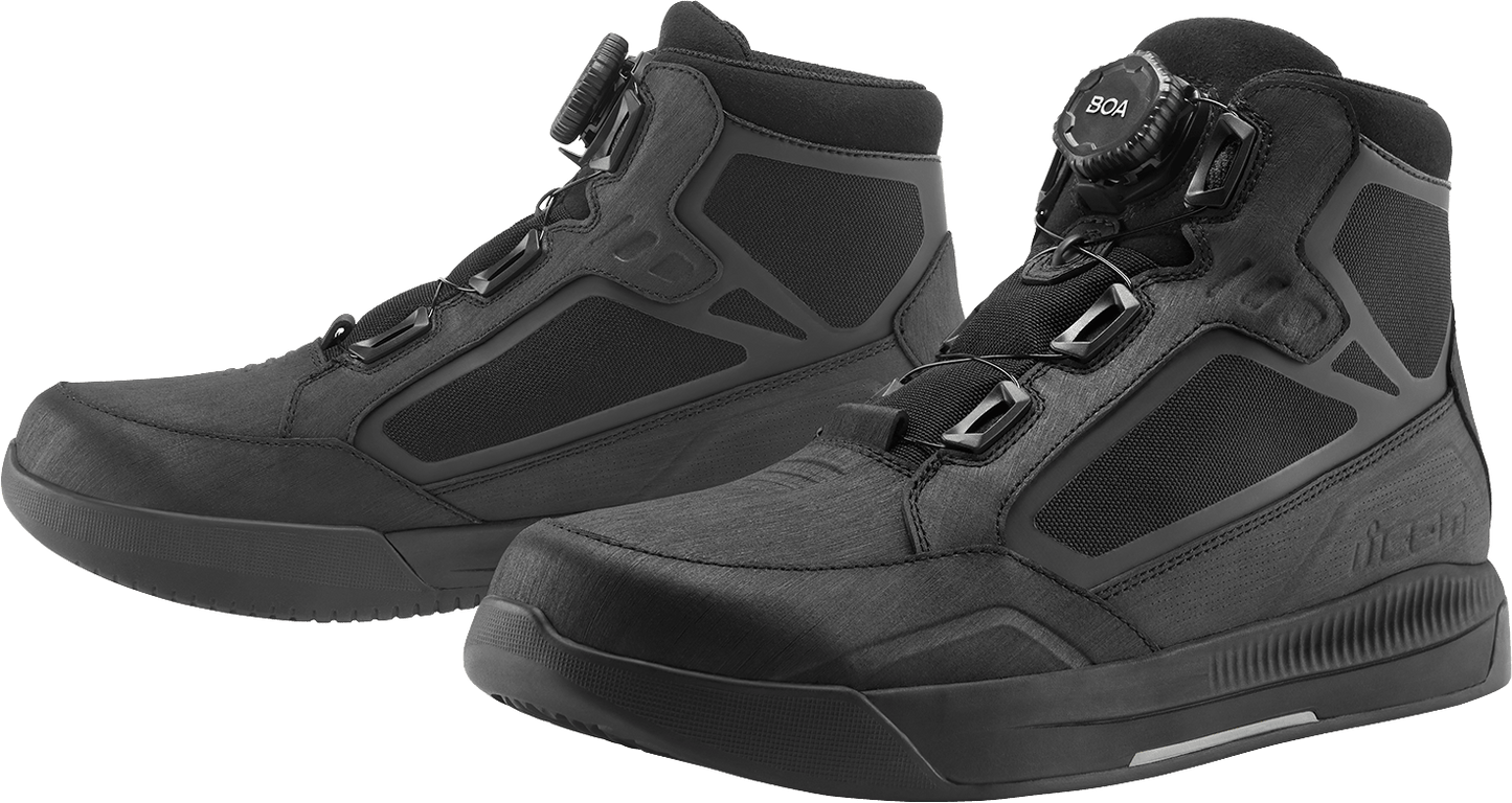 ICON Patrol 3™ Waterproof Boots with BOA® Fit System and Reinforced Shifter Overlay - Kelly Motorsports